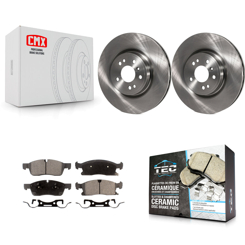 Front Brake Rotor & Ceramic Pad Kit For Mercedes-Benz ML350 GLE350 ML250 GLE300d