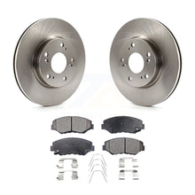 Charger l&#39;image dans la galerie, Front Disc Brake Rotors And Ceramic Pads Kit For 2013 Acura ILX 2.0L