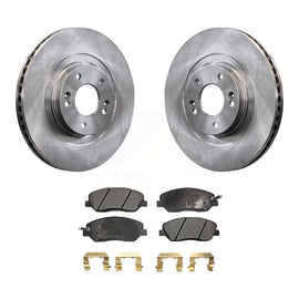 [Front] 2013-2016 Hyundai Santa Fe XL 3.3L Premium OE Brake Rotors & Ceramic Pads Kit For Max Braking