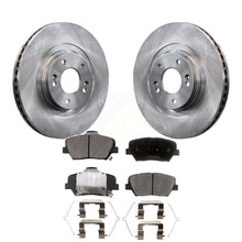 Load image into Gallery viewer, Front Disc Brake Rotors &amp; Ceramic Pad Kit For Kia Sorento Hyundai Santa Fe Sport