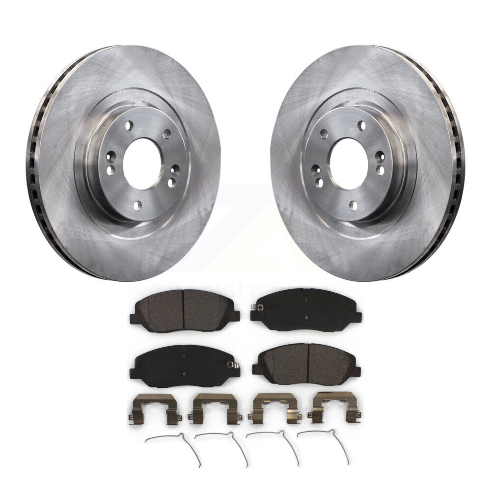 Front Disc Brake Rotors And Ceramic Pads Kit For Hyundai Santa Fe XL