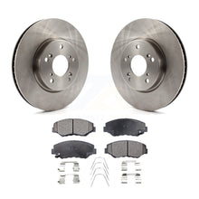 Load image into Gallery viewer, Front Brake Rotor Ceramic Pad Kit For 15 Honda Civic EX with Manual transmission