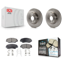 Charger l'image dans la galerie, [Front] 2012-2016 Honda CR-V FWD Premium OE Brake Rotors &amp; Ceramic Pads Kit For Max Braking