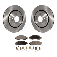 Charger l&#39;image dans la galerie, Front Disc Brake Rotors And Ceramic Pads Kit For Honda Pilot Acura MDX Ridgeline