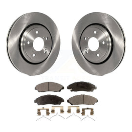 Front Disc Brake Rotors And Ceramic Pads Kit For Honda Pilot Acura MDX Ridgeline