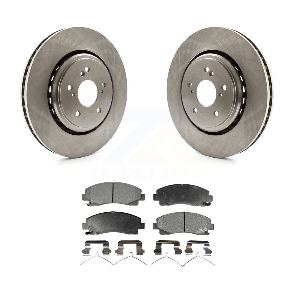 Front Disc Brake Rotors And Ceramic Pads Kit For 2015-2020 Acura TLX