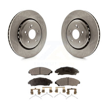 Charger l&#39;image dans la galerie, Front Disc Brake Rotors And Ceramic Pads Kit For 2014-2016 Acura MDX