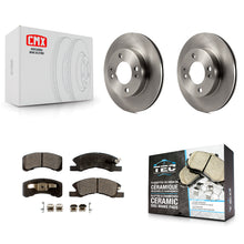 Load image into Gallery viewer, [Front] 2014-2015 Mitsubishi Mirage Premium OE Brake Rotors &amp; Ceramic Pads Kit For Max Braking