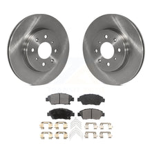 Charger l&#39;image dans la galerie, Front Disc Brake Rotors And Ceramic Pads Kit For 2015-2020 Honda Fit