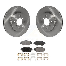 [Front] 2015-2020 Honda Fit Premium OE Brake Rotors & Ceramic Pads Kit For Max Braking