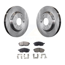 Charger l&#39;image dans la galerie, Front Disc Brake Rotors And Ceramic Pads Kit For Nissan Sentra