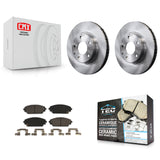 [Front] 2016-2021 Mazda CX-3 FWD Premium OE Brake Rotors & Ceramic Pads Kit For Max Braking