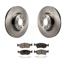 Load image into Gallery viewer, Front Disc Brake Rotors And Ceramic Pads Kit For Fiat 500