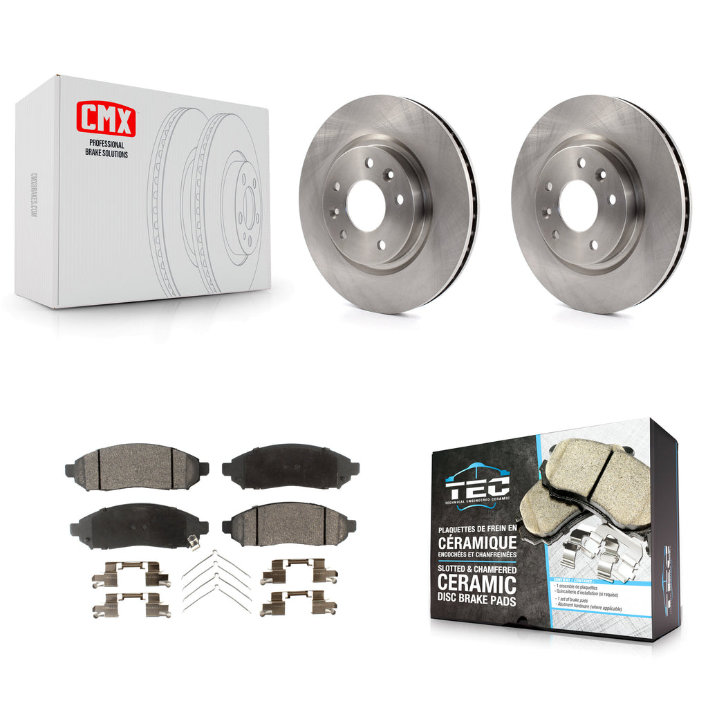 Front Brake Rotor Ceramic Pad Kit For Nissan LEAF Vehicles Manufactured In Japan