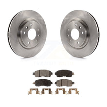 Load image into Gallery viewer, Front Disc Brake Rotors And Ceramic Pads Kit For Nissan LEAF