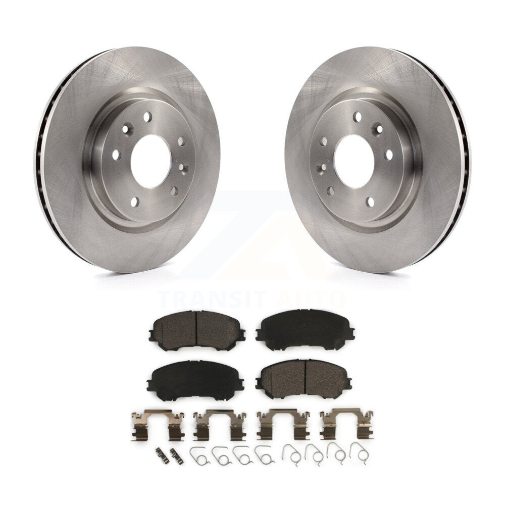 Front Disc Brake Rotors And Ceramic Pads Kit For Nissan Rogue Sport Qashqai