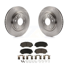 Charger l&#39;image dans la galerie, Front Disc Brake Rotors And Ceramic Pads Kit For Nissan Rogue Sport Qashqai