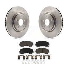 Charger l&#39;image dans la galerie, Front Disc Brake Rotors And Ceramic Pads Kit For Nissan Rogue