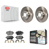 Front Disc Brake Rotors And Ceramic Pads Kit For Mini Cooper