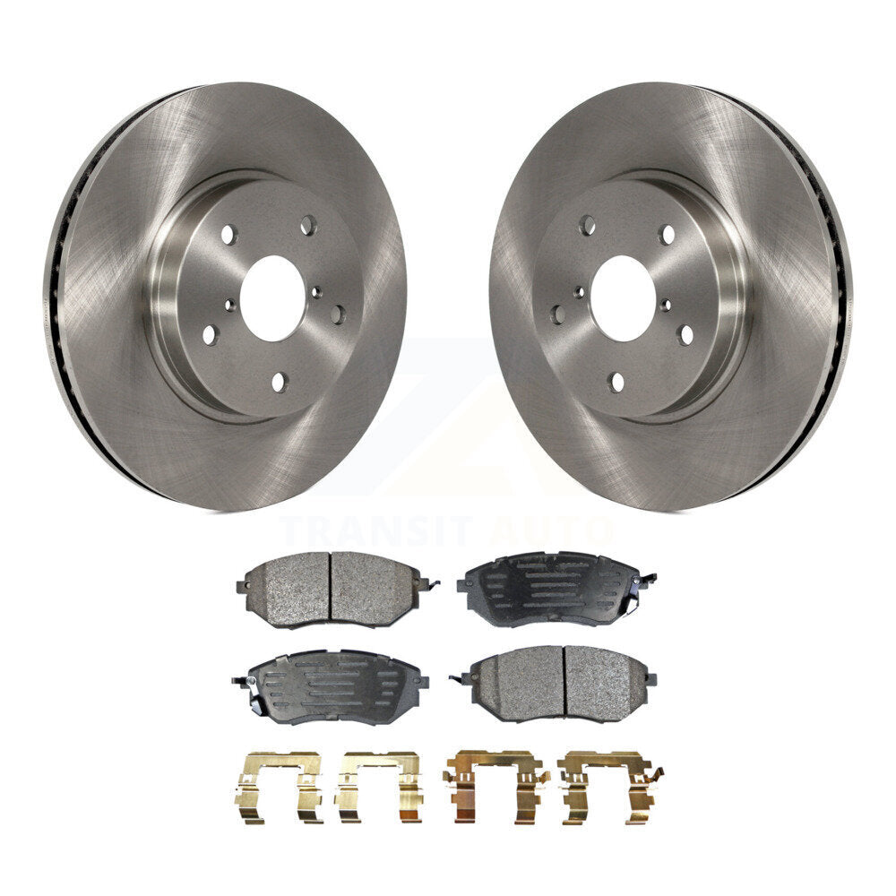 Front Disc Brake Rotors And Ceramic Pads Kit For 2015 Subaru Legacy 2.5L