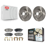 [Front] 2015 Subaru Legacy 2.5L Premium OE Brake Rotors & Ceramic Pads Kit For Max Braking