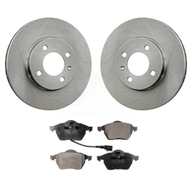 [Front] 1996-1998 Volkswagen Jetta 2.8L Premium OE Brake Rotors & Ceramic Pads Kit For Max Braking