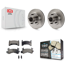 Front Brake Rotors Ceramic Pad Kit For Chevrolet S10 GMC Sonoma Blazer Jimmy S15