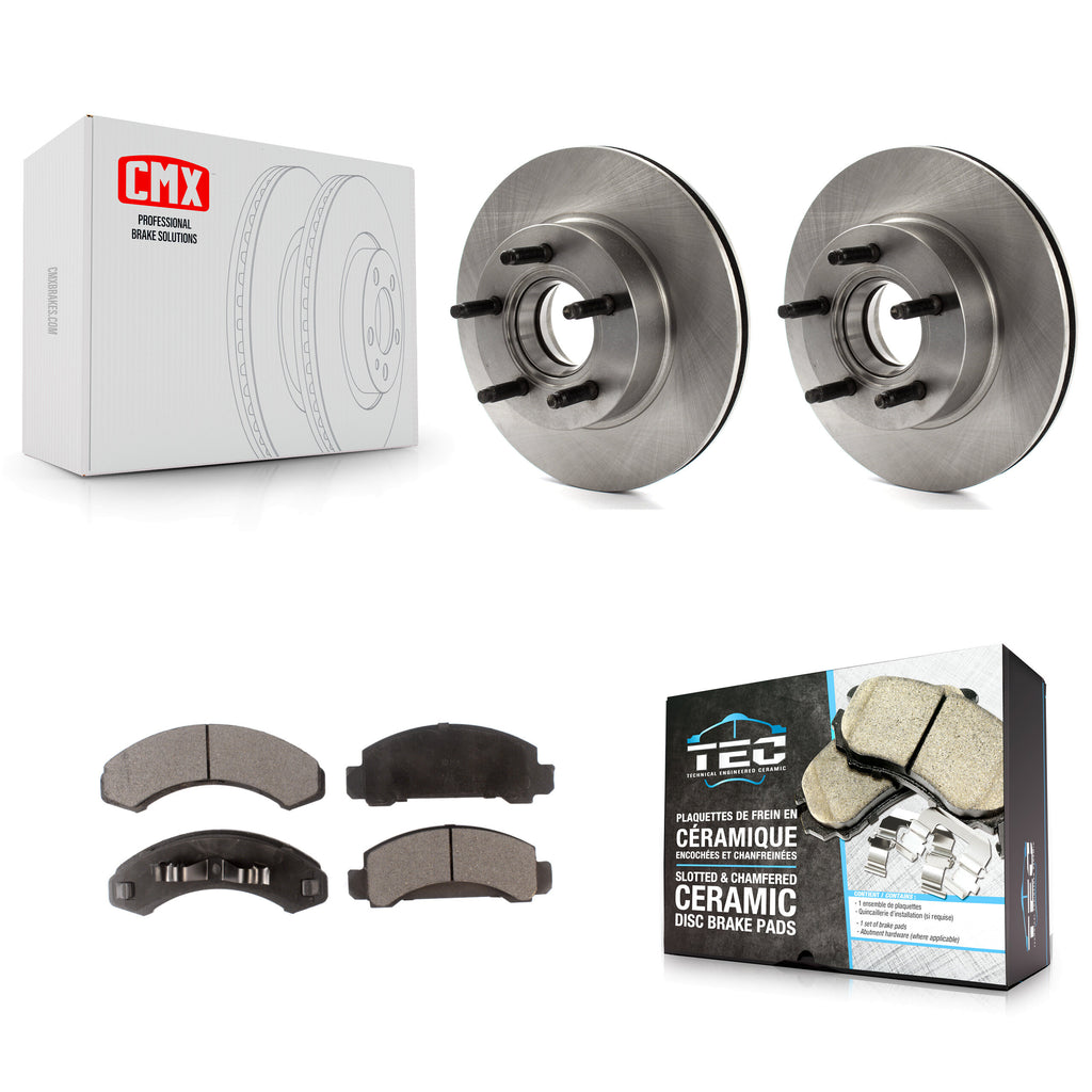 Front Brake Rotors Ceramic Pad Kit For Ford Ranger Explorer Mazda B4000 B3000 II