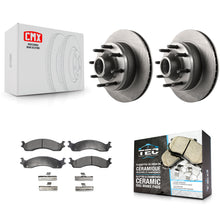 Load image into Gallery viewer, Front Brake Rotor &amp; Ceramic Pad Kit For Ford E-350 Super Duty E-250 Econoline HD
