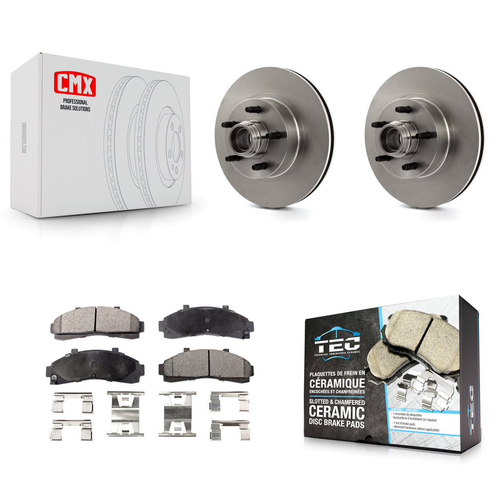 Front Brake Rotor & Ceramic Pad Kit For Ford Ranger Explorer Mercury Mountaineer