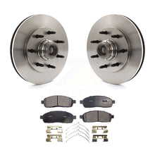 Charger l&#39;image dans la galerie, Front Disc Brake Rotors Hub Assembly And Ceramic Pad Kit For 2004 Ford F-150 RWD