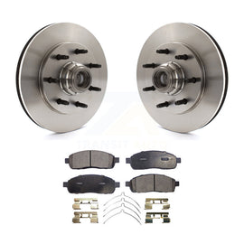 [Front] 2004 Ford F-150 RWD Premium OE Brake Rotors & Ceramic Pads Kit For Max Braking