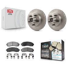 Load image into Gallery viewer, Front Disc Brake Rotors Hub Assembly Ceramic Pad Kit For Mazda B2300 B3000 B4000