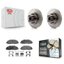 Load image into Gallery viewer, Front Disc Brake Rotors Hub Assembly And Ceramic Pads Kit For Ford F-150