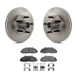 [Front] 2002-2003 Lincoln Blackwood Premium OE Brake Rotors & Ceramic Pads Kit For Max Braking