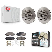 Load image into Gallery viewer, Front Disc Brake Rotors Hub &amp; Ceramic Pad Kit For Ford F-150 Lincoln Mark LT RWD