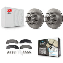 Load image into Gallery viewer, Front Disc Brake Rotor Ceramic Pad Kit For Ford F-250 Super Duty F-350 Excursion
