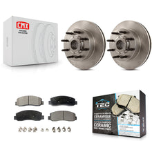 Load image into Gallery viewer, Front Brake Rotors Ceramic Pad Kit For 2005-2007 Ford F-250 Super Duty F-350 RWD