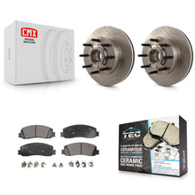 Load image into Gallery viewer, Front Disc Brake Rotor Hub &amp; Ceramic Pad Kit For Ford F-250 Super Duty F-350 RWD