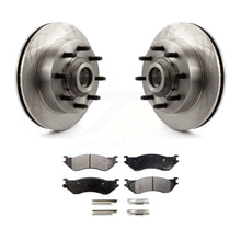 Load image into Gallery viewer, Front Brake Rotors Ceramic Pad Kit For 1999 Dodge Ram 1500 Van With 4000 Lb Axle