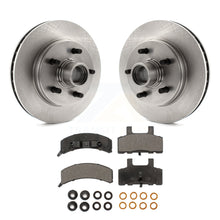 Charger l&#39;image dans la galerie, Front Disc Brake Rotors Hub And Ceramic Pad Kit For C1500 Chevrolet GMC Suburban