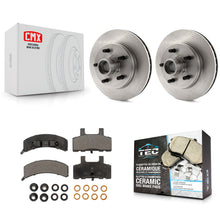Load image into Gallery viewer, Front Disc Brake Rotors Hub And Ceramic Pad Kit For C1500 Chevrolet GMC Suburban