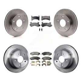 [Front+Rear] 1997 Chevrolet S10 GMC Sonoma 4WD Premium OE Brake Rotors & Ceramic Pads Kit For Max Braking