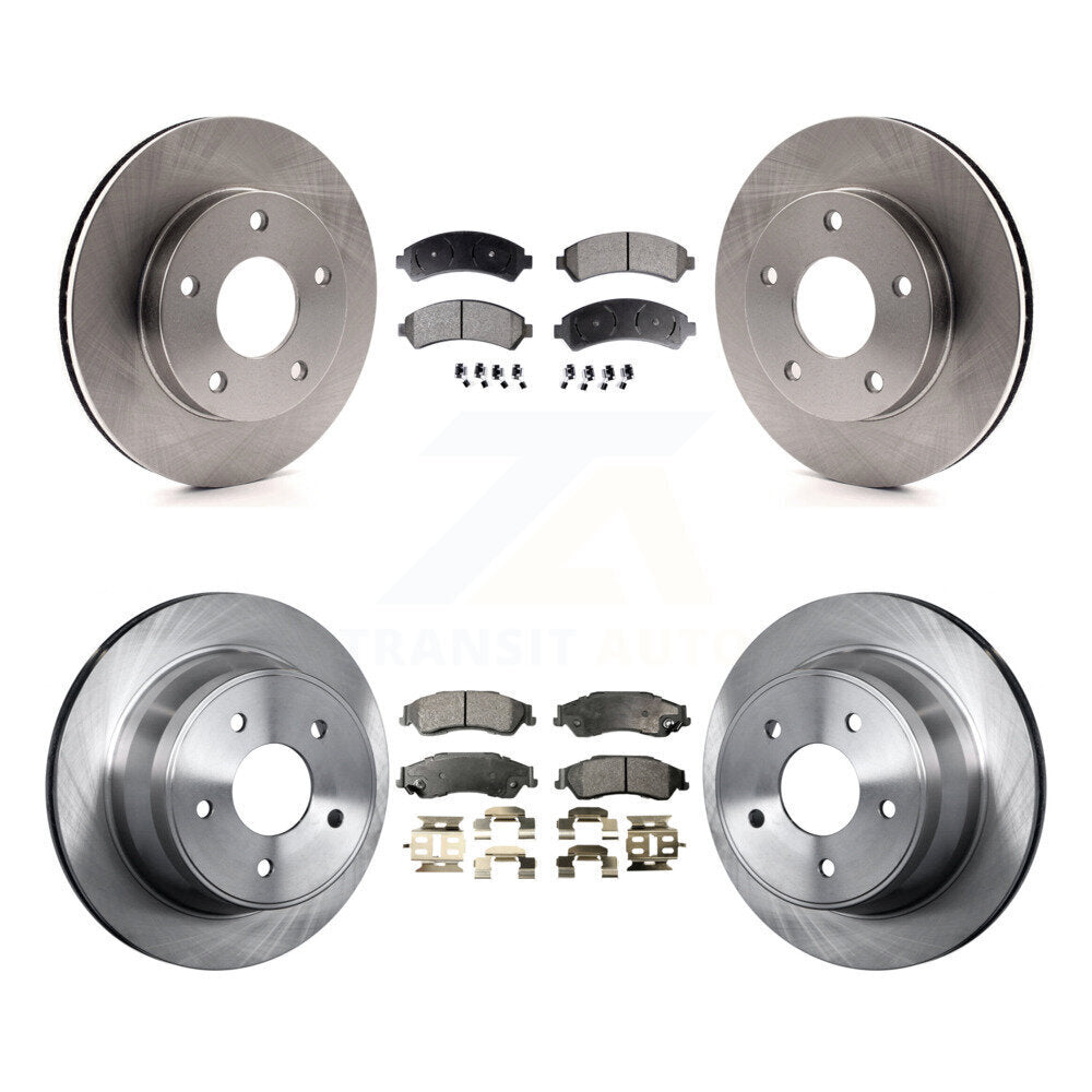 [Front+Rear] 1997 Chevrolet Blazer GMC Jimmy Premium OE Brake Rotors & Ceramic Pads Kit For Max Braking