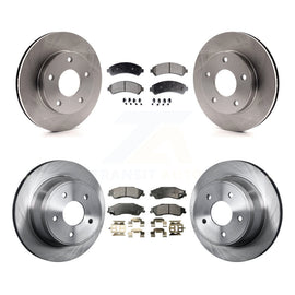[Front+Rear] 1997 Chevrolet Blazer GMC Jimmy Premium OE Brake Rotors & Ceramic Pads Kit For Max Braking