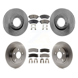 Front Rear Disc Brake Rotor Ceramic Pad Kit For Buick LeSabre Pontiac Bonneville
