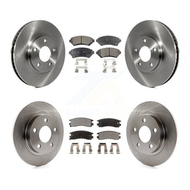 Front Rear Brake Rotor And Ceramic Pad Kit For Buick LeSabre Park Avenue Pontiac