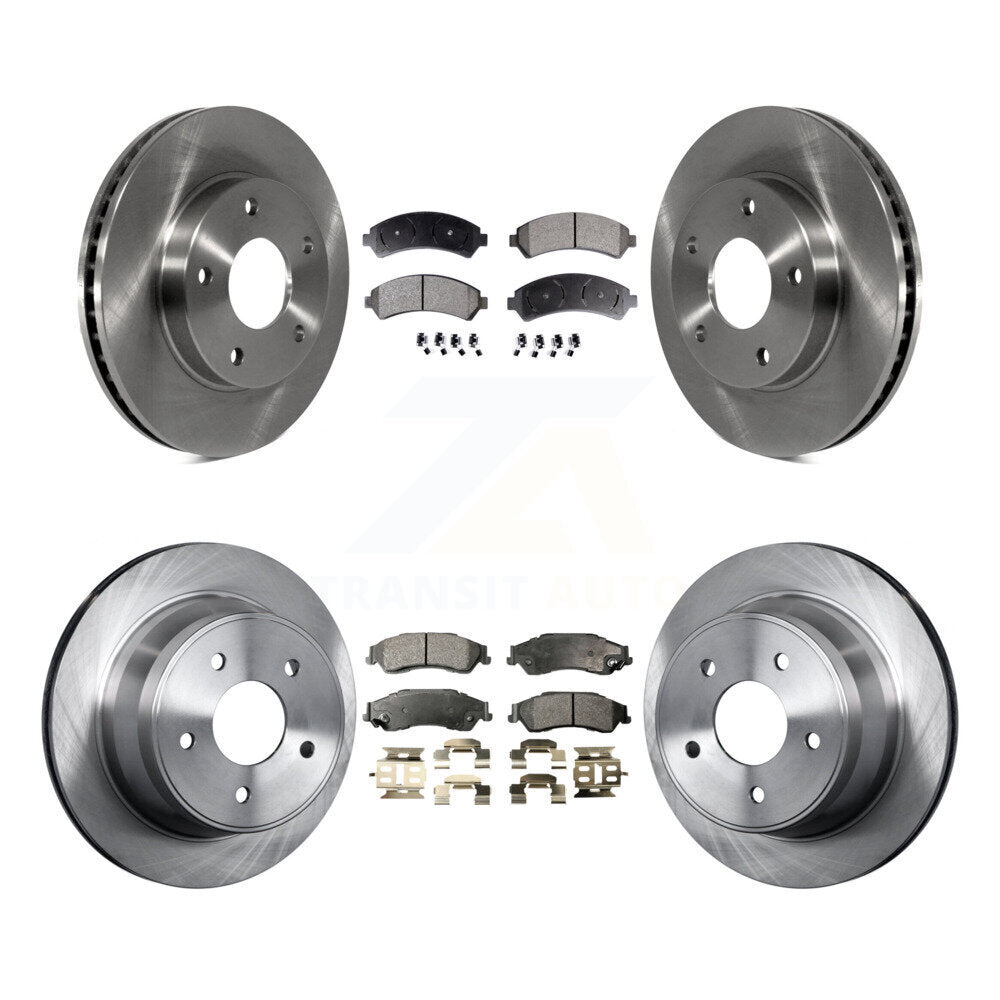 Front Rear Brake Rotor Ceramic Pad Kit For Chevrolet S10 Blazer GMC Sonoma Jimmy