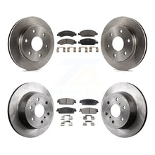 Charger l&#39;image dans la galerie, Front Rear Brake Rotor Ceramic Pad Kit For 2007 GMC Sierra 1500 Disc rear brakes