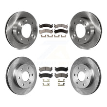 Charger l&#39;image dans la galerie, Front Rear Brake Rotor Ceramic Pad Kit For Chevrolet Silverado 2500 HD GMC H2 XL